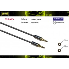026-MMY-p26     Jack 3,5 стерео  <=> Jack 3,5 стерео :  Mr.Cable Vulcan P26